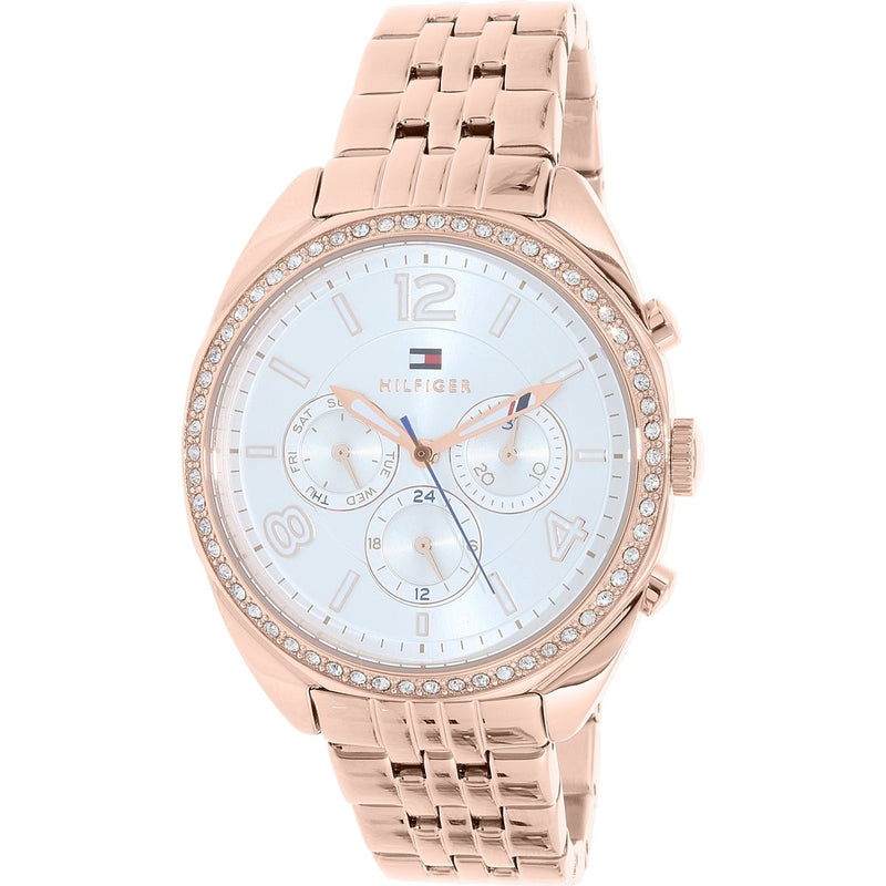 Tommy Hilfiger Mia Crystal Paved Rose Gold Ladies Watch 1781572