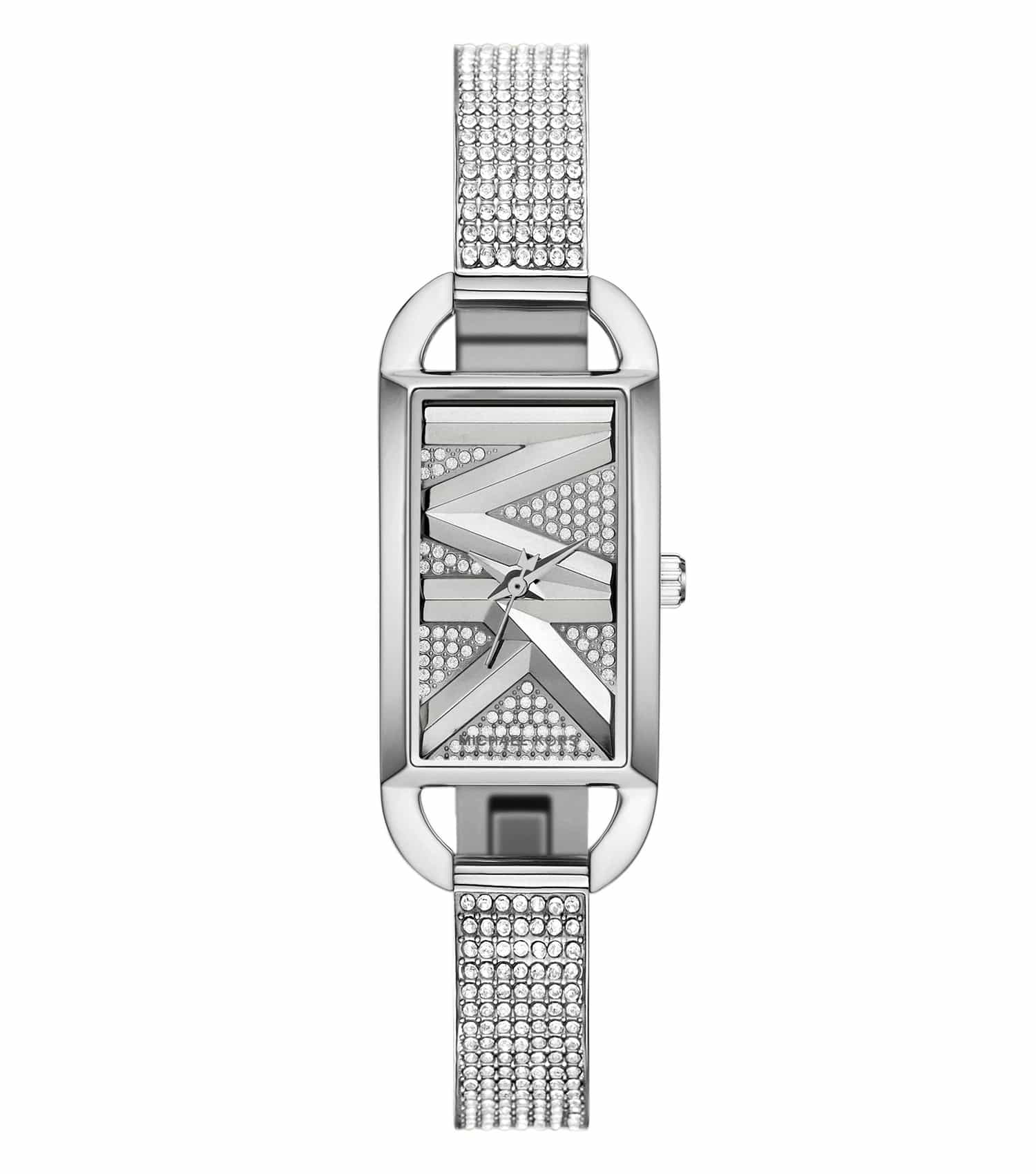 Michael Kors Empire Pavé Silver-Tone Bangle Women's Watch - MK4841