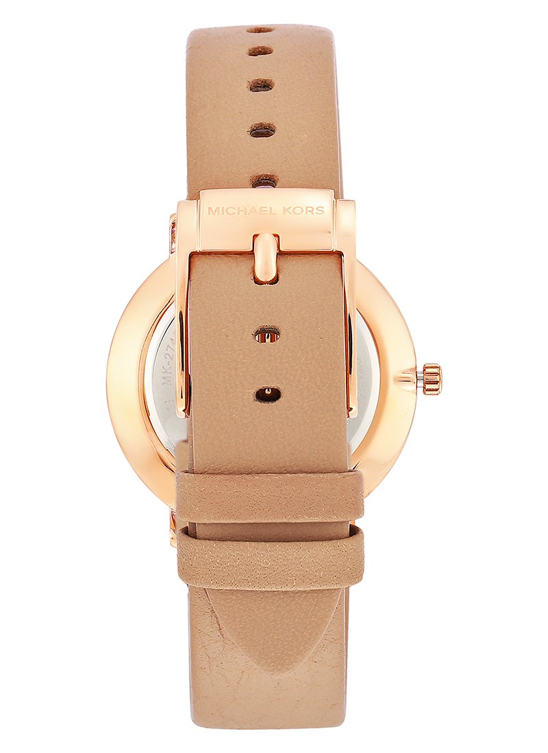 Michael Kors Pyper Rose Gold White Dial Ladies Watch MK2748