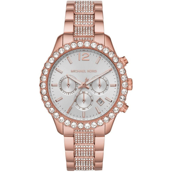 Michael Kors Layton Pavé Rose Gold Ladies Watch MK6791