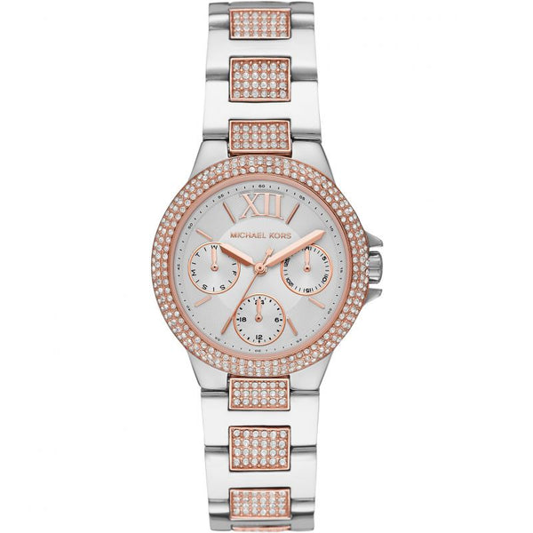 Michael Kors Mini Camille Pavé Two-Tone Ladies Watch MK6846