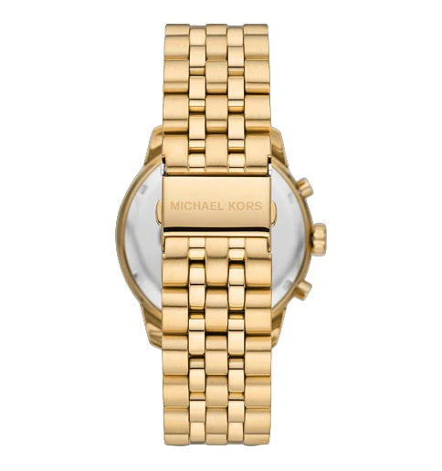 Michael Kors Cunningham Chronographum Aurum Dial Ferrum Strap Vigilate Pro Men - MK8963