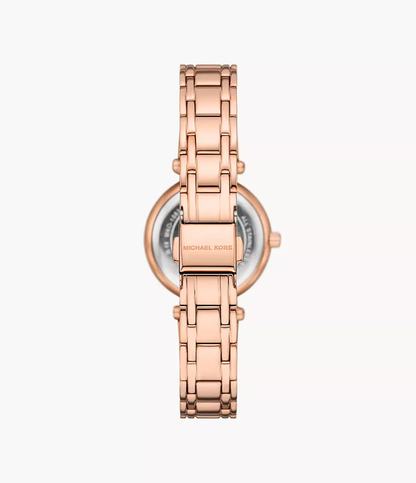 Michael Kors Three-Hand Rose Gold-Tone Stainless Steel Watch - MKO1084 mk01084 - Image 2