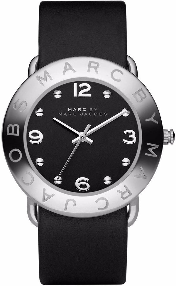 Marc By Marc Jacobs Amy Black Women's Leather Watch MBM1140 - Big Daddy Watches #2