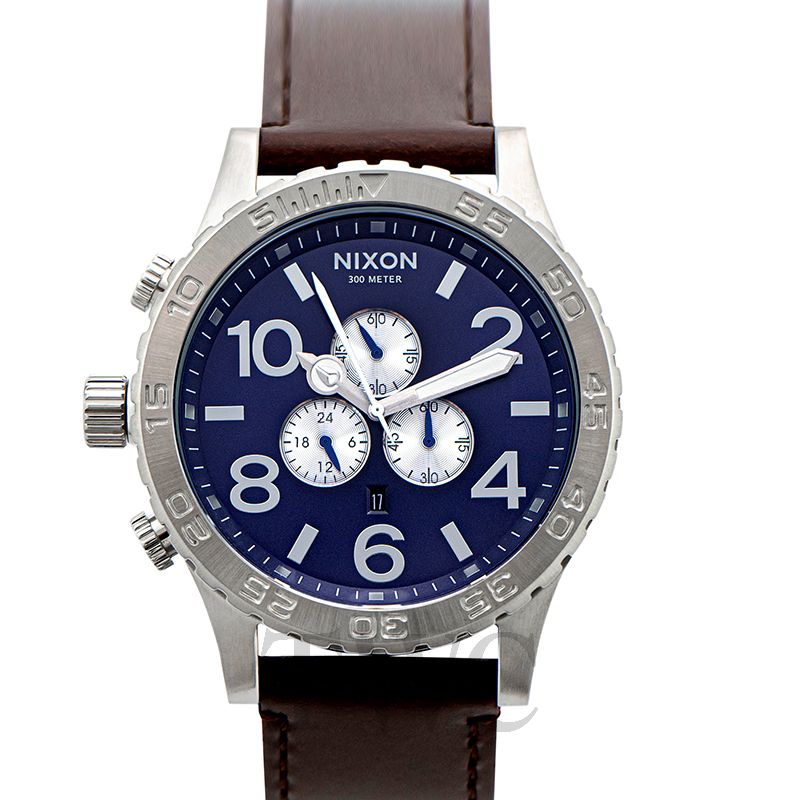 Nixon 51-30 Chrono Leather Chronograph Men's Watch A124-2301