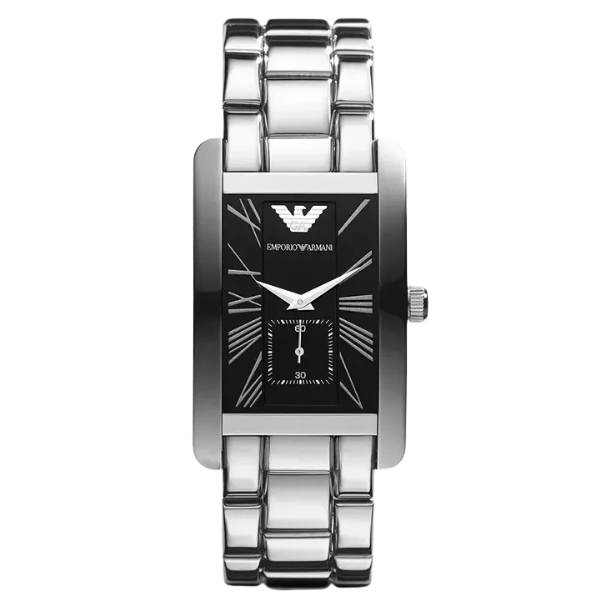 Emporio Armani Black Rectangle Men's Watch AR0156