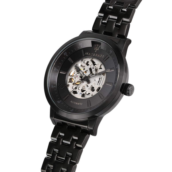 Maserati Automatic Black Skeleton Dial Men's Watch R8823134003