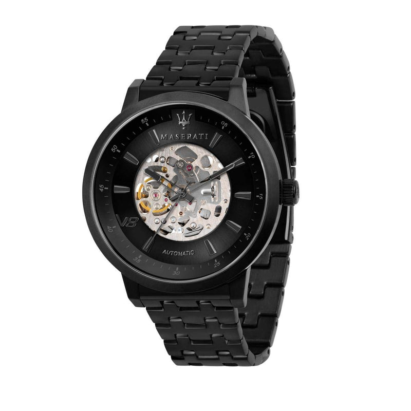 Maserati Automatic Black Skeleton Dial Men's Watch R8823134003