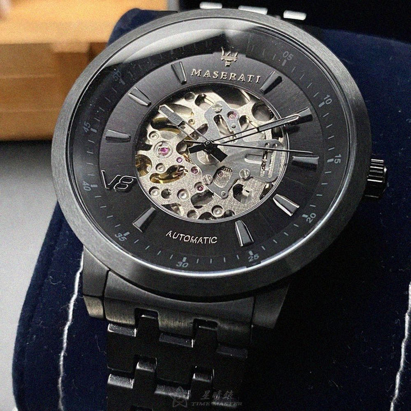 Maserati Automatic Black Skeleton Dial Men's Watch R8823134003