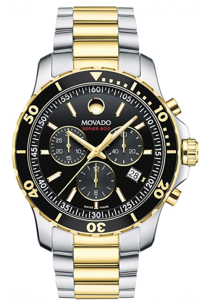 Movado Series 800 Chronograph Black Watch 2600146