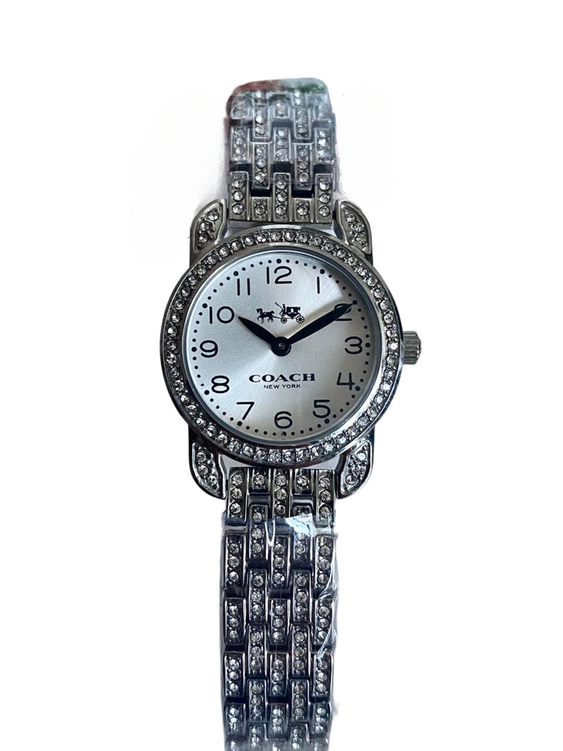 Coach Silver Crystal Women's Watch