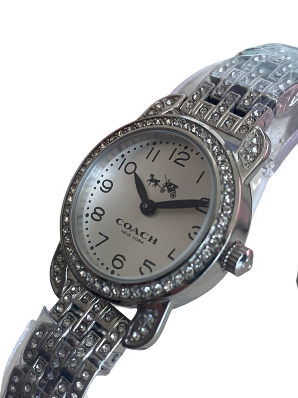 Coach Silver Crystal Women's Watch