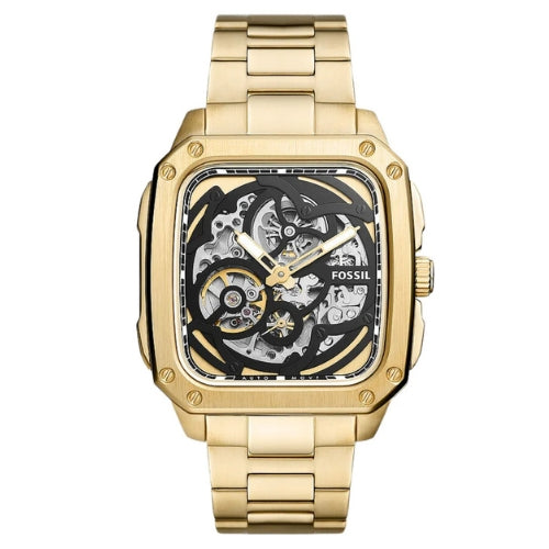 Fossil Inscription Automatic Gold Men's Watch BQ2573
