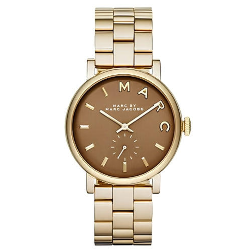 Marc By Marc Jacobs Baker Brown Wrist Women's Watch - MBM8631