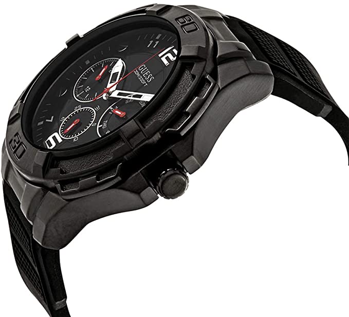 Guess Genesis Quartz Black Dial Men's Watch W1254G2