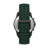 Armani Exchange Banks Chronograph Green Leather Strap Men's Watch AX1725 - The Watches Men & CO #3