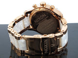 Nixon 42-20 Chronograph Rose Gold & White Watch A037-1046