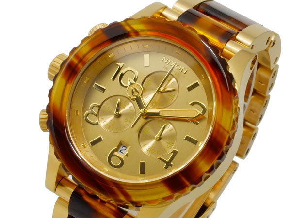 Nixon 42-20 Chrono Gold & Molasses Women's Watch A037-1424