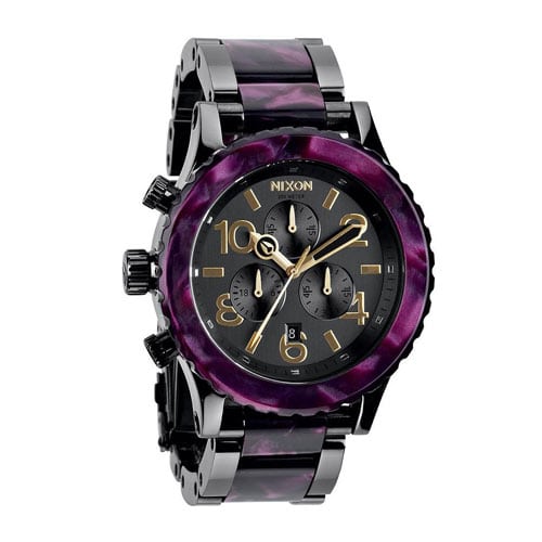 Nixon 42-20 Chronograph Gunmetal Velvet Unisex Watch A037-1345