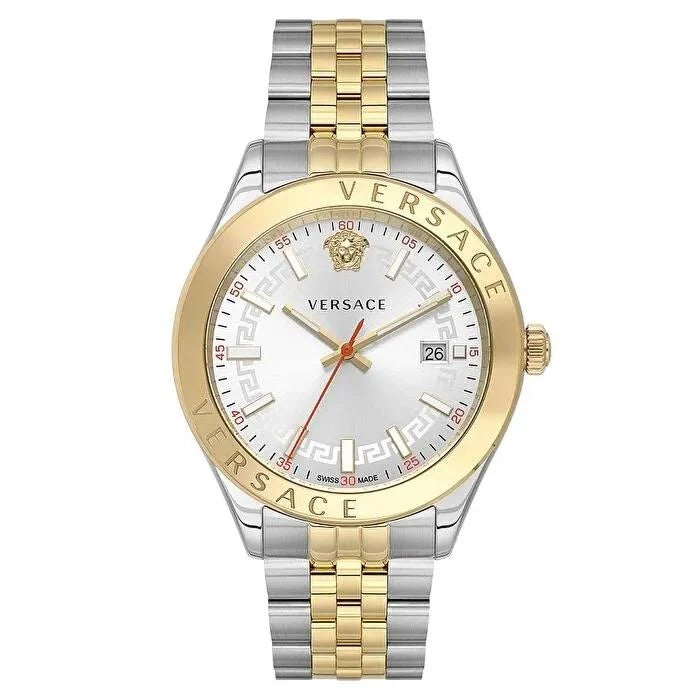 Versace Hellenyium Two-Tone Swiss Movement Date Watch - VEVK01121