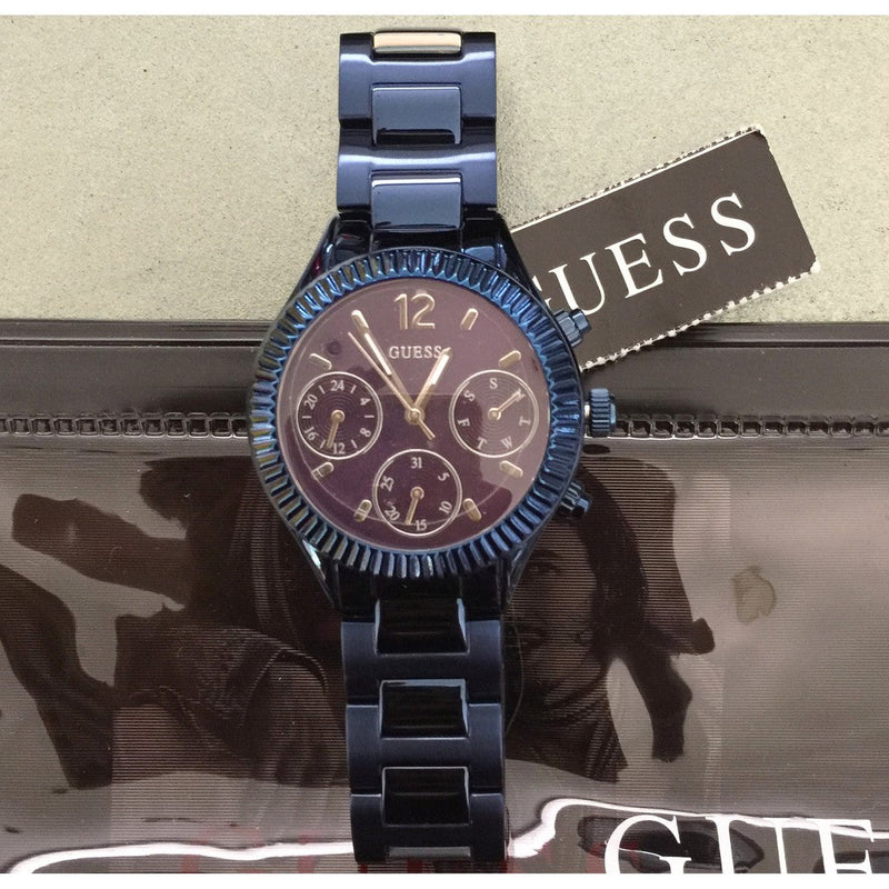 Guess Riviera Multi-Function All Blue Ladies Watch W0323L4