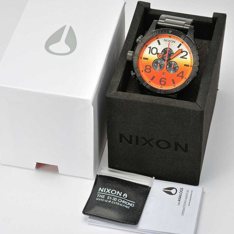 Nixon 51-30 Chrono All Black Sunrise Men's Watch A083-580