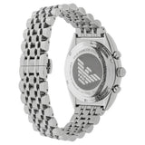 Emporio Armani Classic Black Dial Stainless Steel Chronograph Men's Watch AR0373