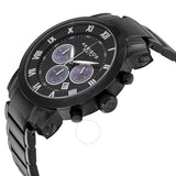 Akribos Chronograph Black Dial Black PVD Men's Watch AK622BK - The Watches Men & Co #2