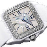 Akribos Mother of Pearl Dial White Ceramic Ladies Watch AK546WT - The Watches Men & Co #2