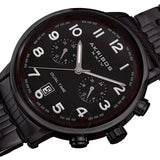 Akribos XXIV Black Dial Dual Time Men's Watch AK942BK - The Watches Men & Co #2