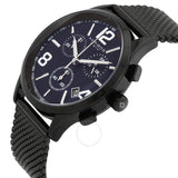 Akribos XXIV Blue Dial Black-plated Mesh Men's Watch AK719BU - The Watches Men & Co #2