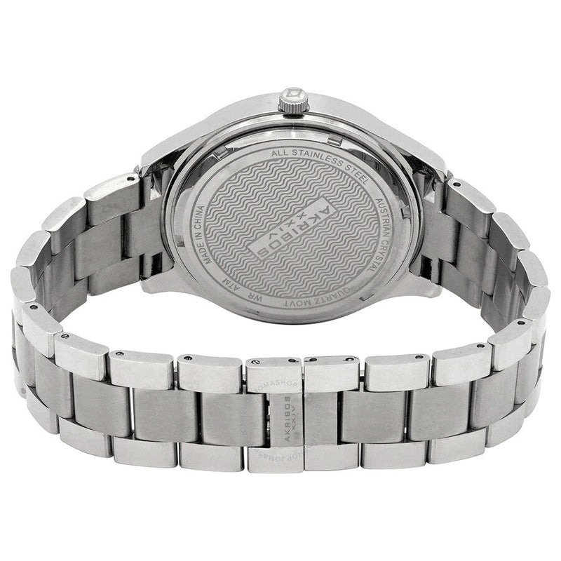 Akribos XXIV Blue Mother of Pearl Dial Ladies Watch AK954SSBU - The Watches Men & Co #3