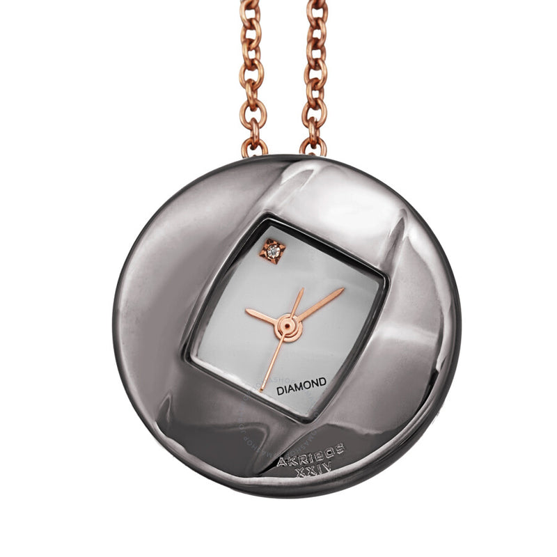 Akribos XXIV Diamond White Dial Ladies Watch AK1053GN - The Watches Men & Co