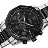 Akribos XXIV Enterprise Quartz Black Dial Men's Watch P50163 - The Watches Men & Co #2