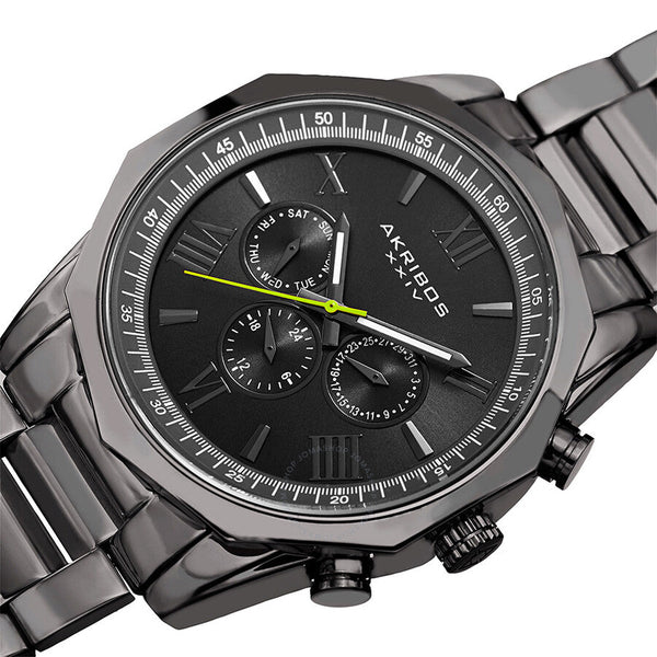 Akribos XXIV Enterprise Quartz Grey Dial Men's Watch P50162 - The Watches Men & Co #2