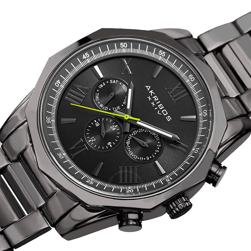 Akribos XXIV Enterprise Quartz Grey Dial Men's Watch P50162 - The Watches Men & Co #2