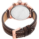 Akribos XXIV Essential Chronograph Black Dial Brown Leather Men's  Watch - The Watches Men & Co #3