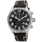Akribos XXIV Essential Chronograph Black Dial Stainless Steel Men's  Watch AK706SSB - The Watches Men & Co
