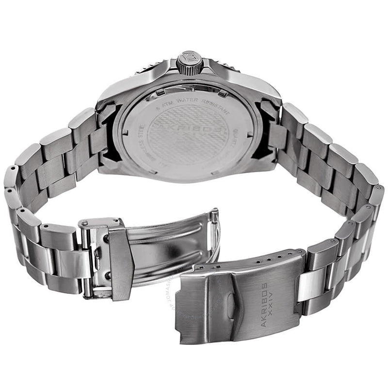 Akribos XXIV Extremis Quartz Blue Dial Men's Watch P50170 - The Watches Men & Co #4