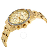 Akribos XXIV Glimmer Gold Tone Dial Ladies Multifunction Watch AK872YG - The Watches Men & Co #2