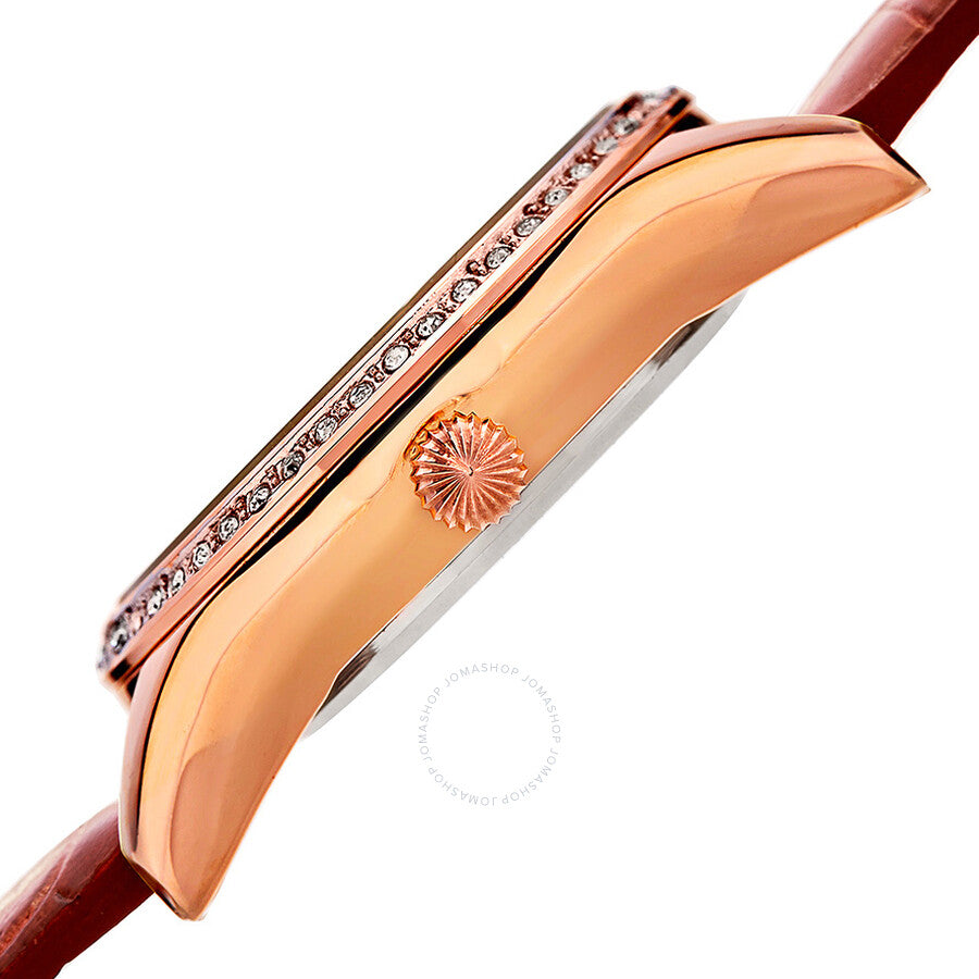 Akribos XXIV Lumin Quartz Silver Dial Ladies Watch P50141 - The Watches Men & Co #4