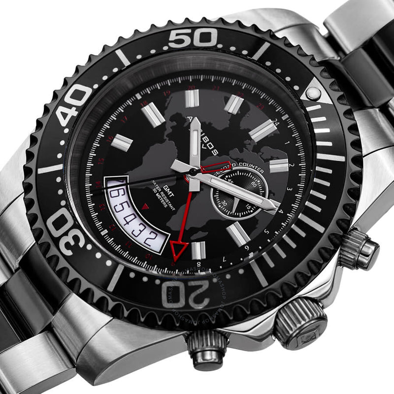 Akribos XXIV Men's Casual Quartz Black Dial Men's Watch P50173 - The Watches Men & Co #2