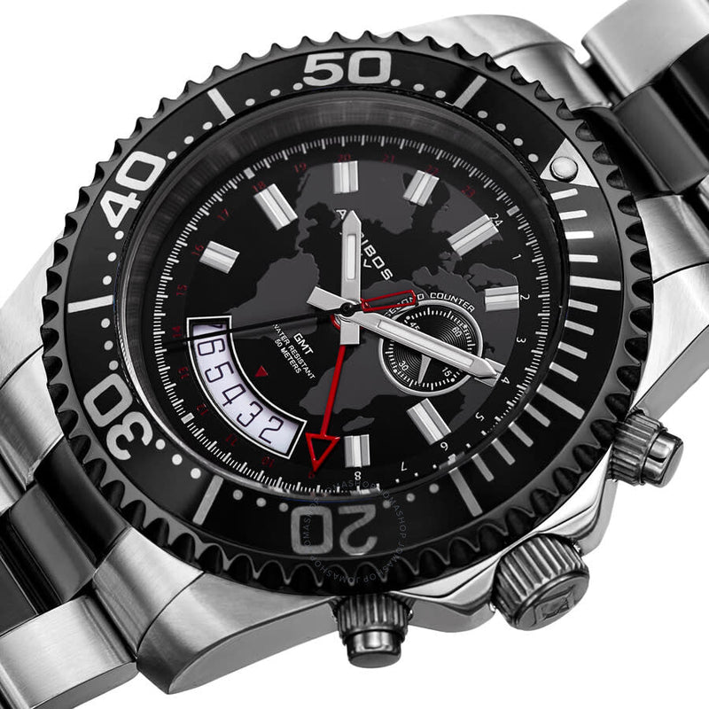 Akribos XXIV Men's Casual Quartz Black Dial Men's Watch P50173 - The Watches Men & Co #2