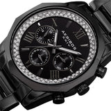 Akribos XXIV Men's Dress Chronograph Quartz Black Dial Men's Watch P50188 - The Watches Men & Co #2
