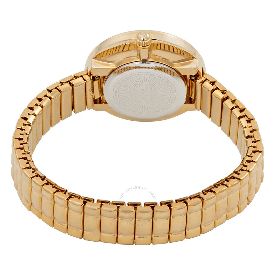 Akribos XXIV Mother of Pearl Dial Yellow Gold-tone Ladies Watch AK765YG - The Watches Men & Co #3