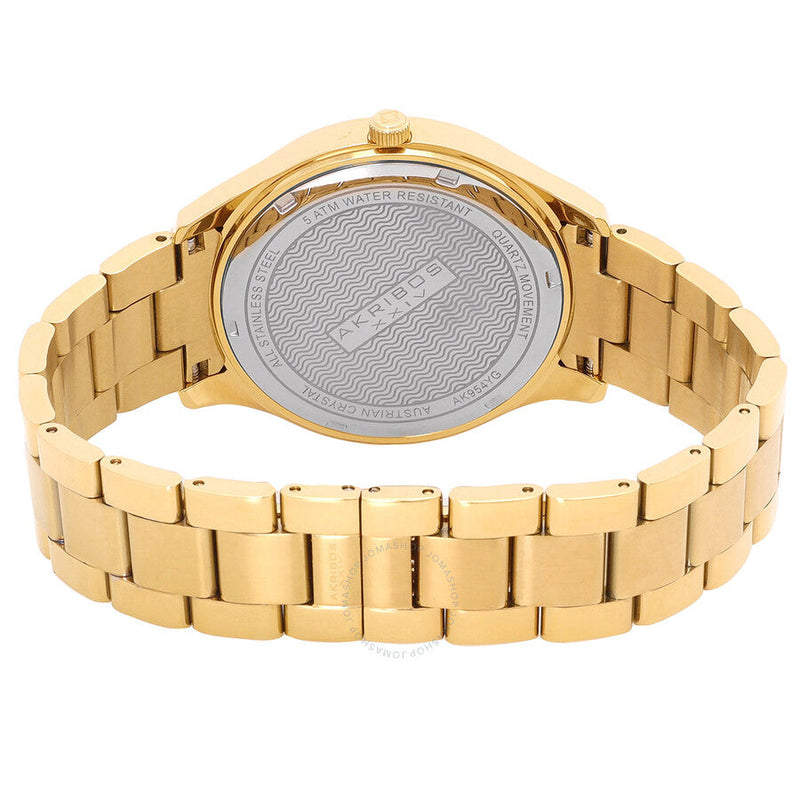 Akribos XXIV Mother of Pearl Gold-tone Ladies Watch AK954YG - The Watches Men & Co #3