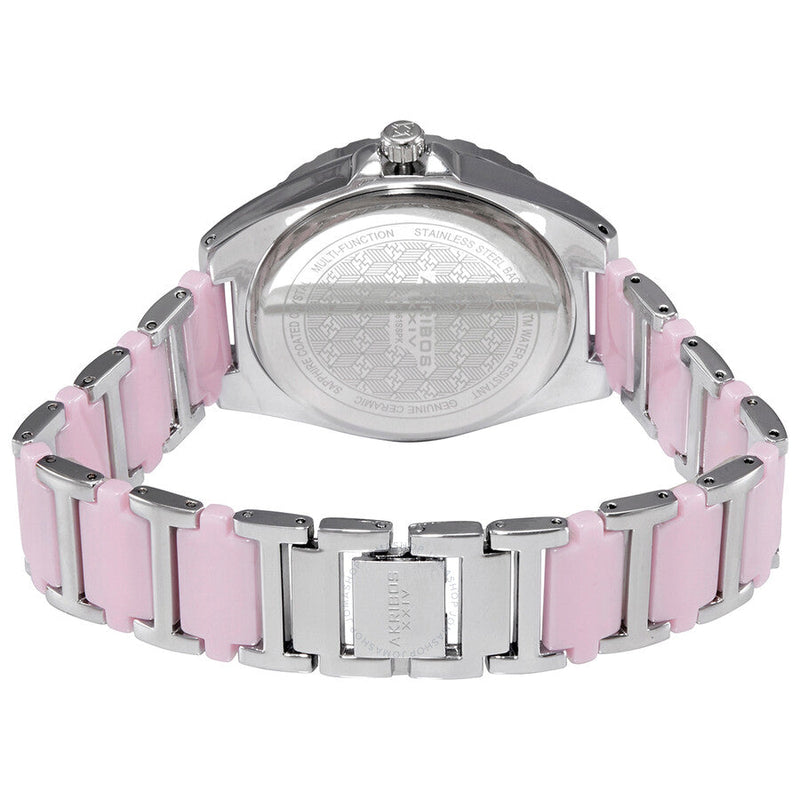 Akribos XXIV Multifunction Silver Dial Ladies Watch AK961SSPK - The Watches Men & Co #3