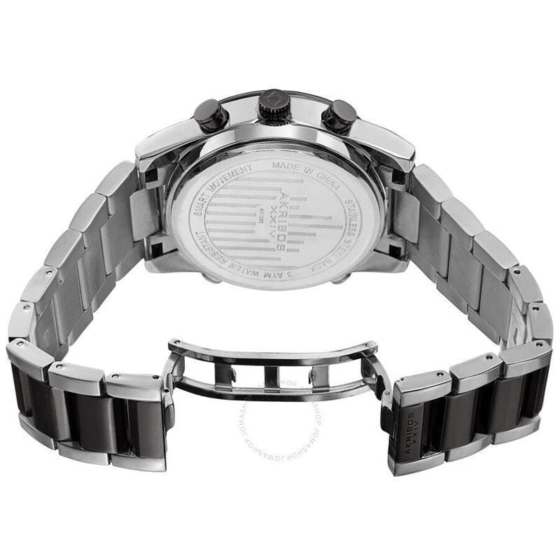 Akribos XXIV Quartz Black Dial Men's Watch AK1095TTB - The Watches Men & Co #4