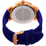 Akribos XXIV Quartz Blue Dial Blue Silicone Men's Watch AK1007RGBU - The Watches Men & Co #4