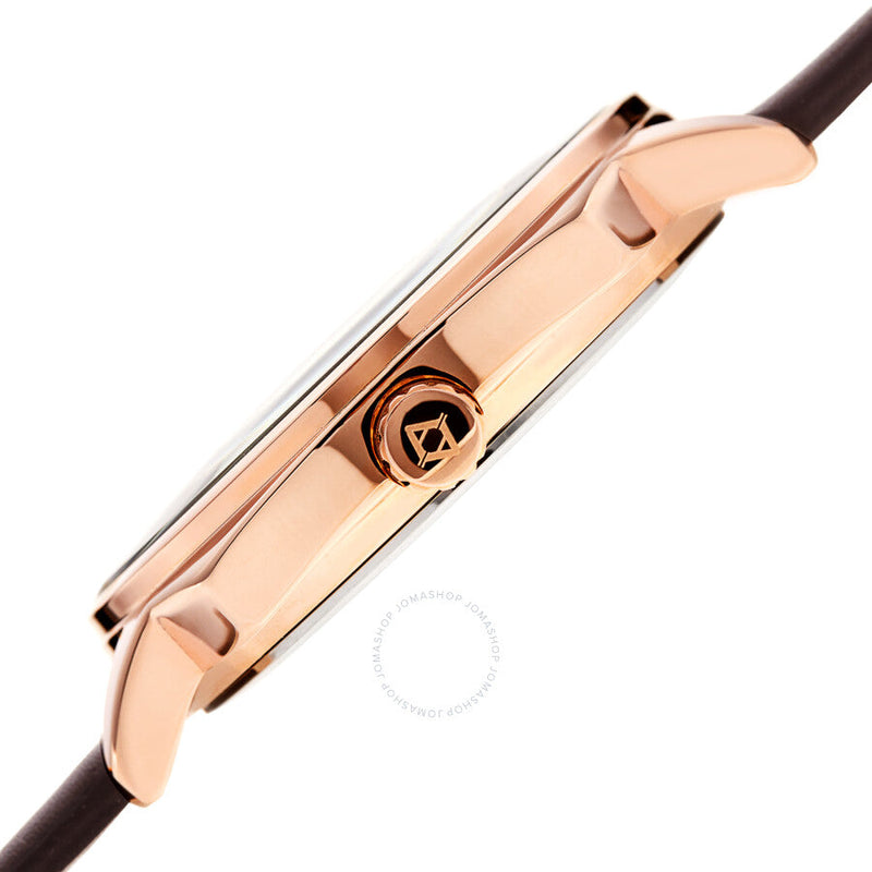 Akribos XXIV Quartz Blue Dial Brown Leather Men's Watch AK1022RGBR - The Watches Men & Co #3